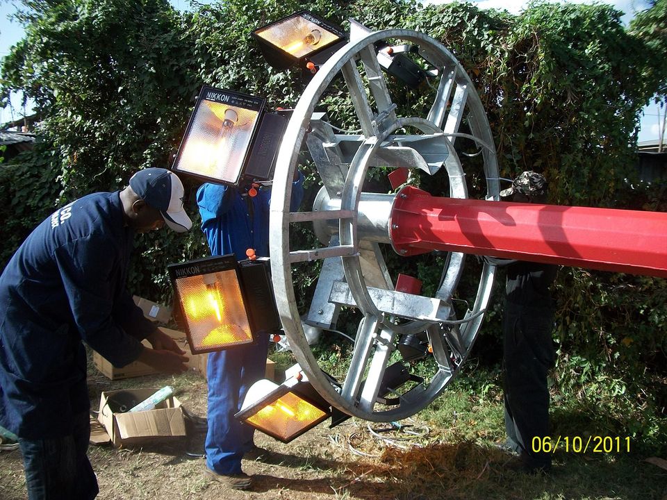 Flood light masts